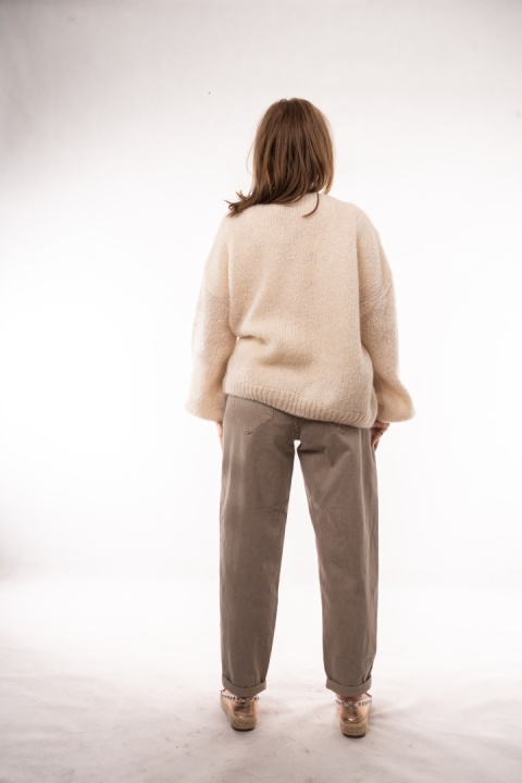 Kardigan Oversize CXL – Budyniowy