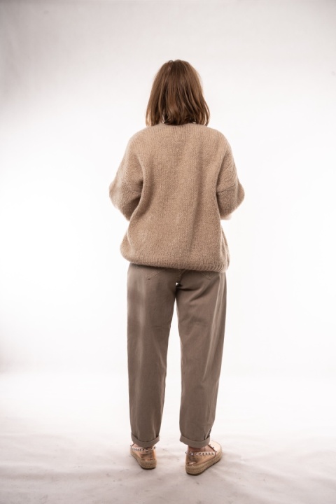 Kardigan Oversize CXL – Beżowy