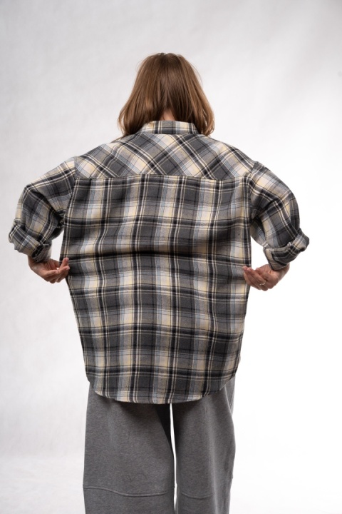 Koszula flanelowa oversize w kratę JOY