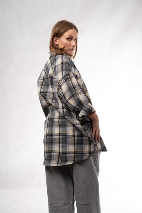 Koszula flanelowa oversize w kratę JOY