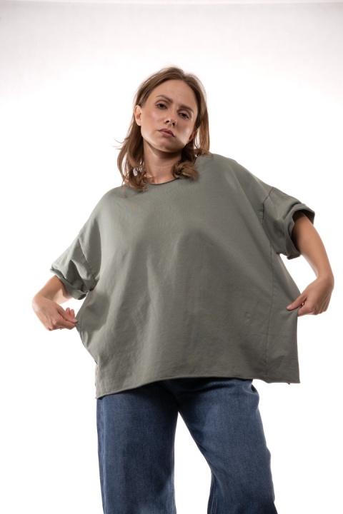 Bluzka surowa Wendy Trendy - Khaki
