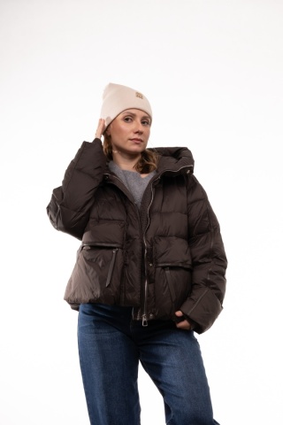 Czapka beanie 50% wełna 50% kaszmir ZUZU THE HAT - Beż jasny