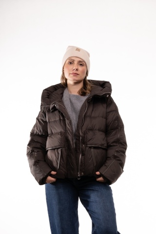 Czapka beanie 50% wełna 50% kaszmir ZUZU THE HAT - Cappuccino
