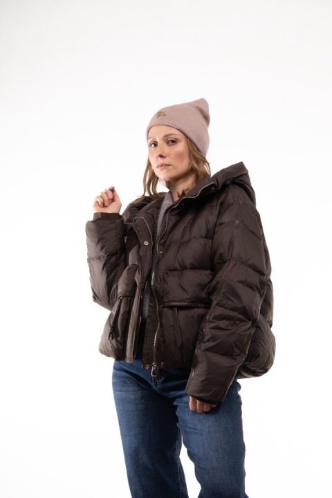 Czapka beanie 50% wełna 50% kaszmir ZUZU THE HAT - Fango