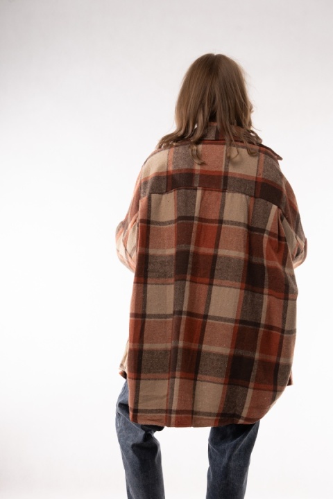 Flanelowa koszula w kratę oversize JOY MC