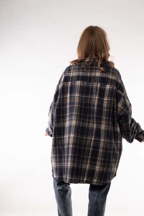 Flanelowa koszula w kratę oversize JOY MC