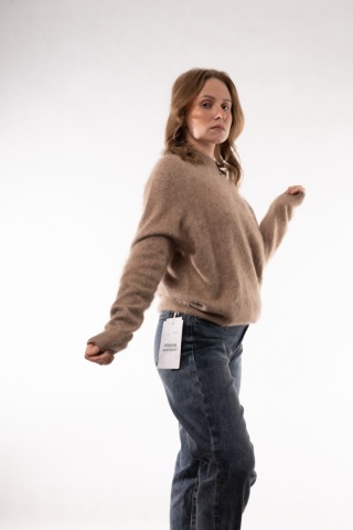 Wełniany półgolf z kaszmirem Cashmere Blend Fango