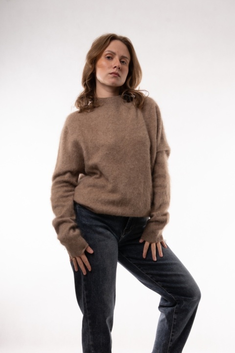 Wełniany półgolf z kaszmirem Cashmere Blend Fango