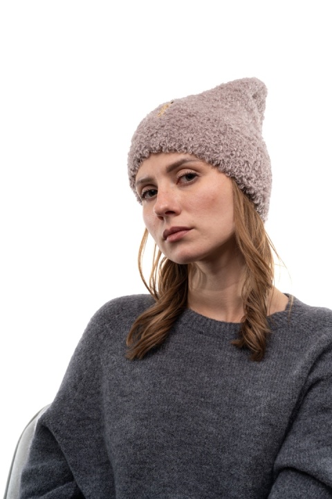 Czapka bouclé baranek ZUZU THE HAT DZ26-4CZ01 - Fango