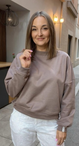 Bluza Basic Lenoshka Cappuccino