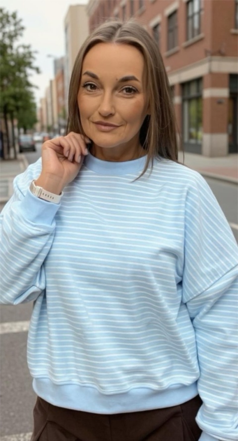 Bluza w paski Lenoshka Blue Bluza w paski Lenoshka Blue