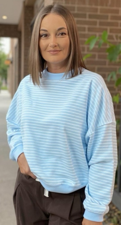 Bluza w paski Lenoshka Blue Bluza w paski Lenoshka Blue