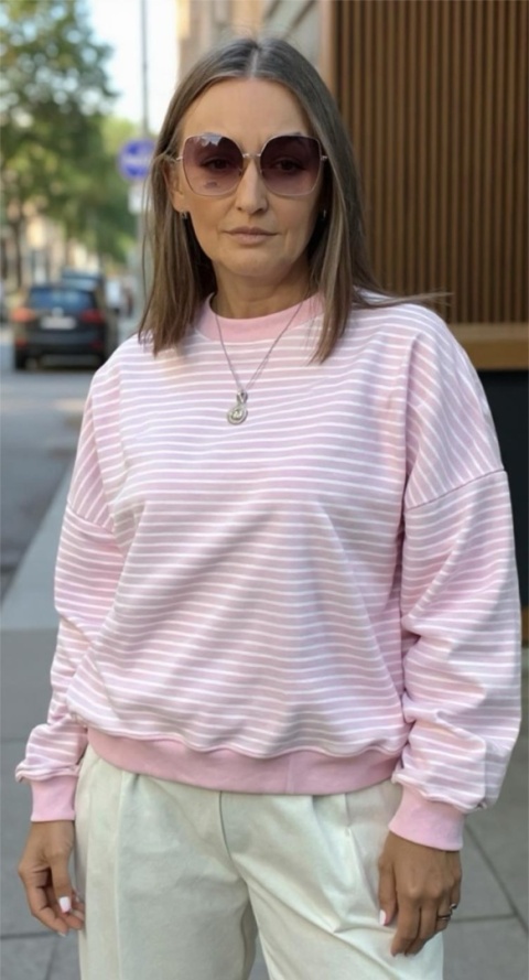Bluza w paski Lenoshka Pink Bluza w paski Lenoshka Pink