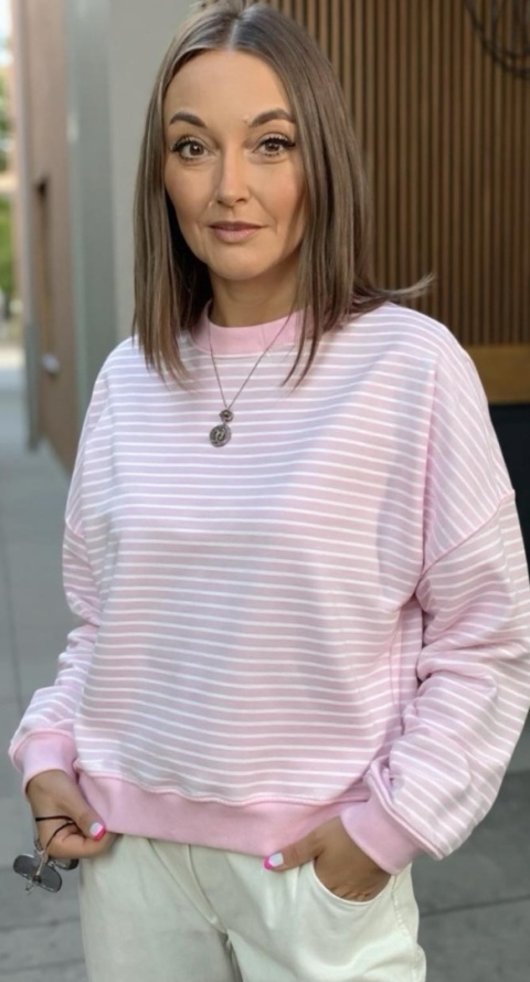 Bluza w paski Lenoshka Pink Bluza w paski Lenoshka Pink