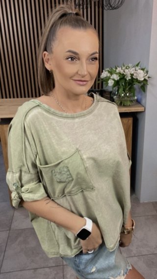 Bluzka MU MU - Oliwka