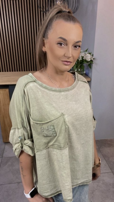 Bluzka MU MU - Oliwka