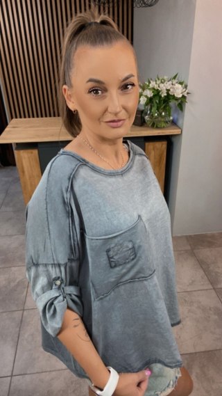 Bluzka MU MU - Szara