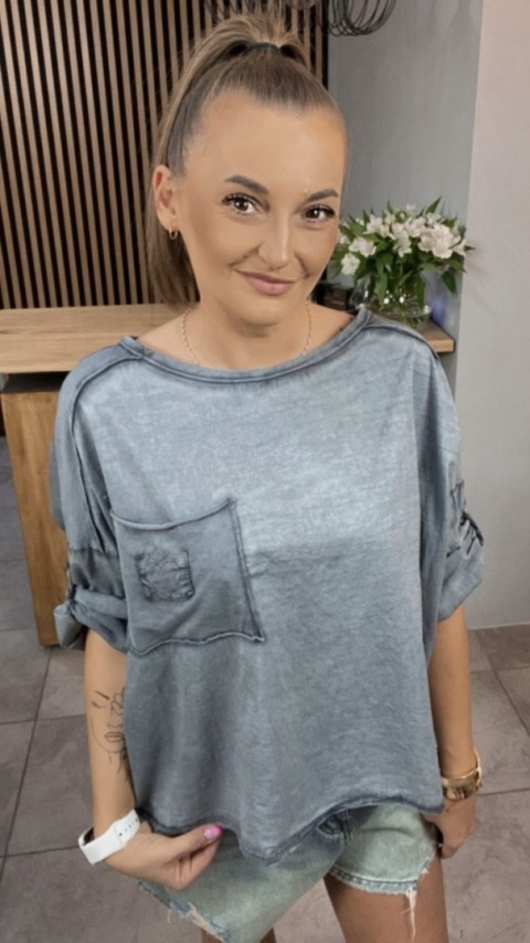 Bluzka MU MU - Szara