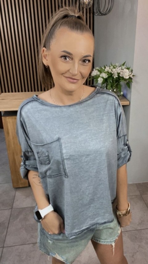 Bluzka MU MU - Szara