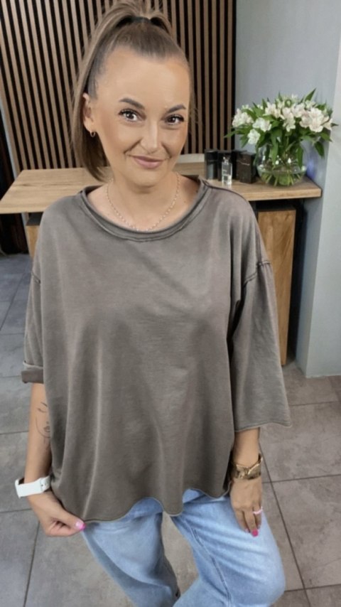Bluzka MUJEA - Czekolada Bluzka MUJEA - Czekolada