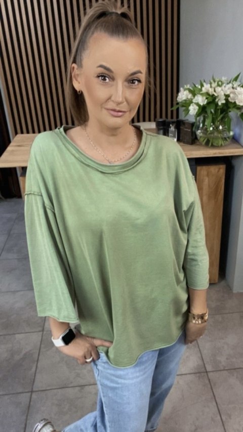 Bluzka MUJEA - Khaki Bluzka MUJEA - Khaki