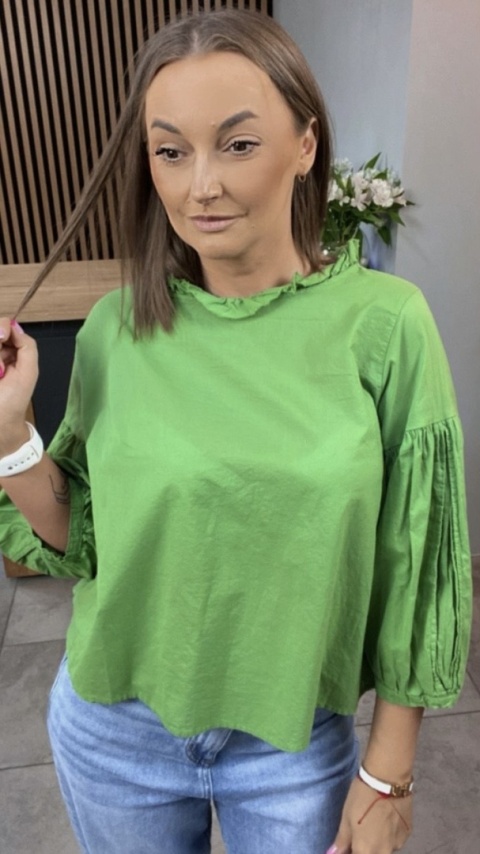 Bluzka bufka Wendykei - Pistacja Bluzka bufka Wendykei - Pistacja