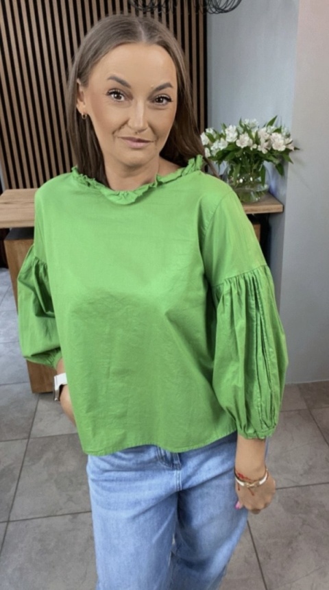 Bluzka bufka Wendykei - Pistacja Bluzka bufka Wendykei - Pistacja