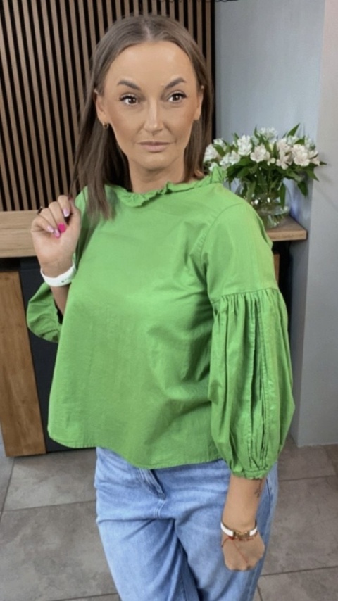 Bluzka bufka Wendykei - Pistacja Bluzka bufka Wendykei - Pistacja