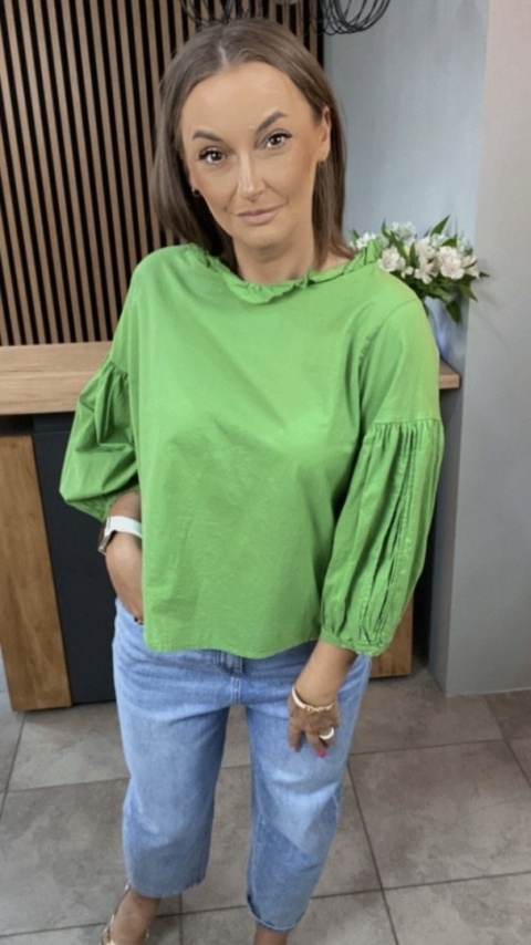 Bluzka bufka Wendykei - Pistacja Bluzka bufka Wendykei - Pistacja
