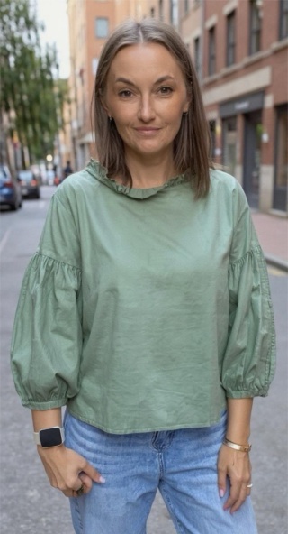Bluzka bufka Wendykei - Khaki