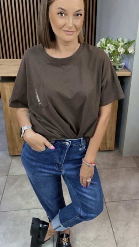 Jeansy Wiya Denim Days Mom fit podwinięte mankiety Jeansy Wiya Denim Days Mom fit podwinięte mankiety