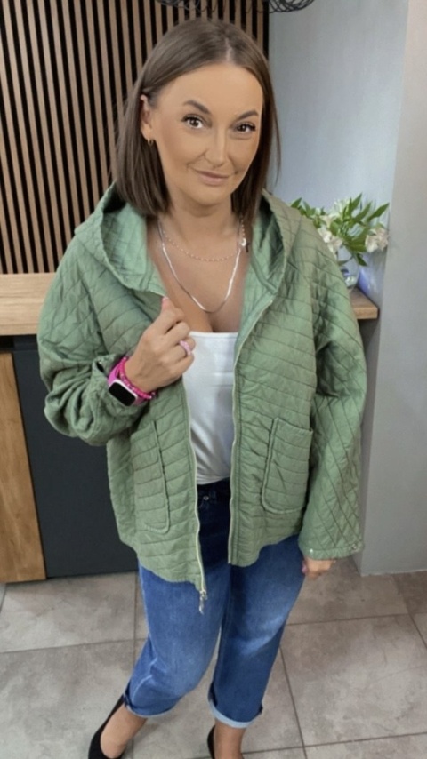 Kurtka Stella Milani - Szmaragdowy