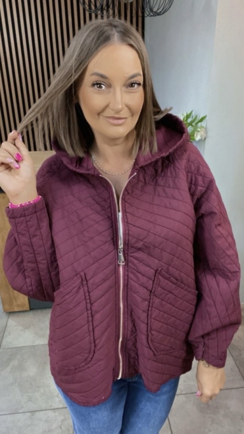 Kurtka Stella Milani - Bordo Kurtka Stella Milani - Bordo