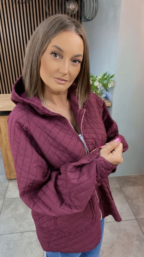 Kurtka Stella Milani - Bordo Kurtka Stella Milani - Bordo