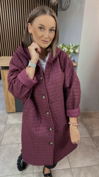 Płaszcz Stella Milani - Bordo