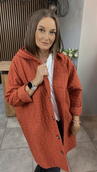 Płaszcz Stella Milani - Ceglasty