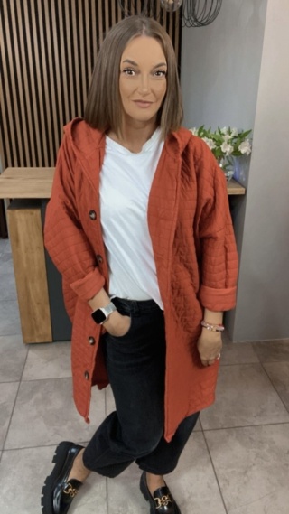 Płaszcz Stella Milani - Ceglasty