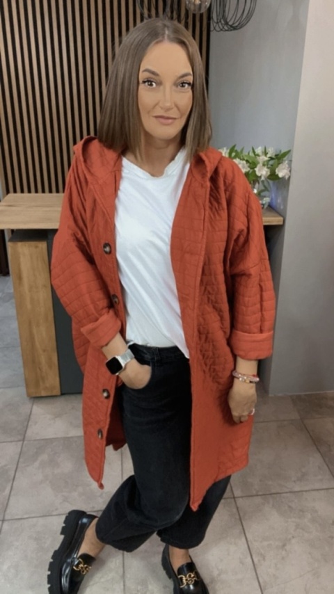 Płaszcz Stella Milani - Ceglasty