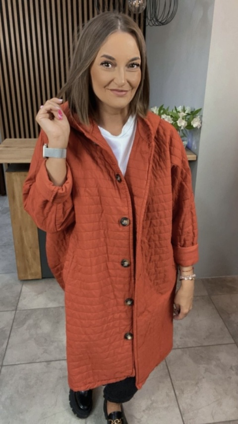 Płaszcz Stella Milani - Ceglasty