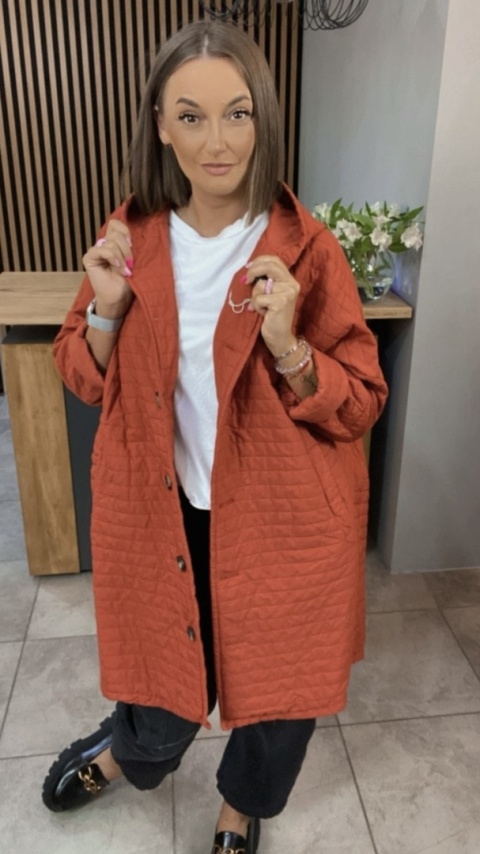 Płaszcz Stella Milani - Ceglasty