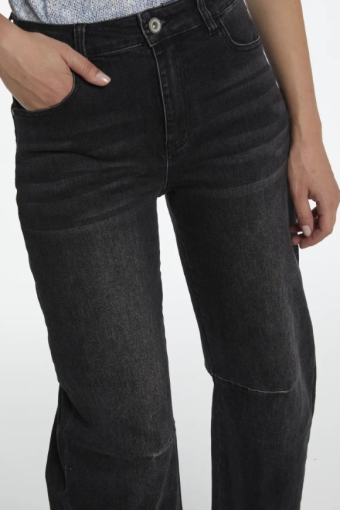 Jeansy damskie 3D Denim – Czarne
