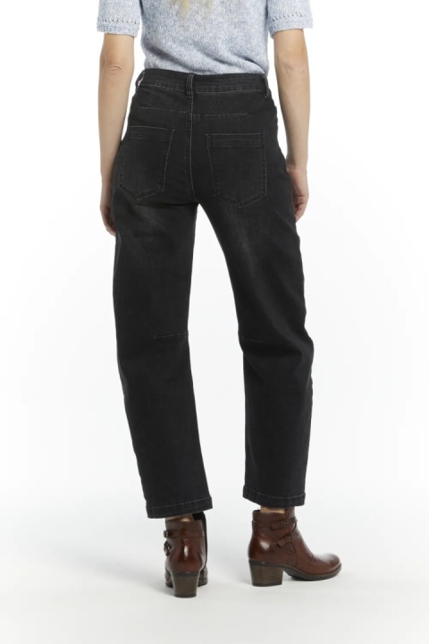 Jeansy damskie 3D Denim – Czarne