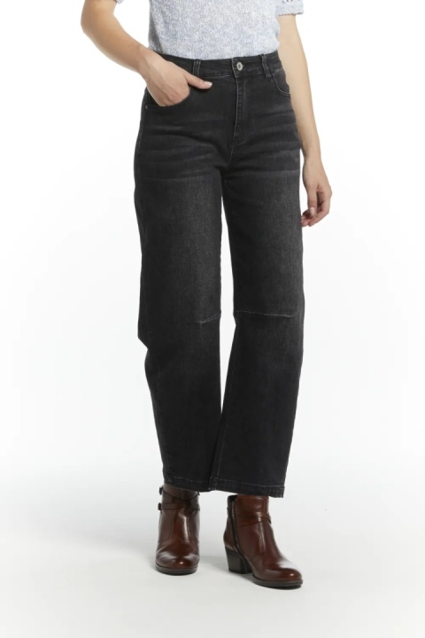 Jeansy damskie 3D Denim – Czarne
