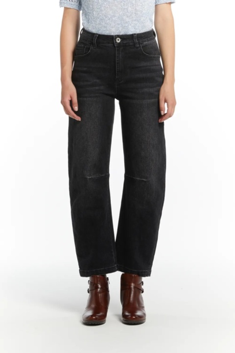 Jeansy damskie 3D Denim – Czarne