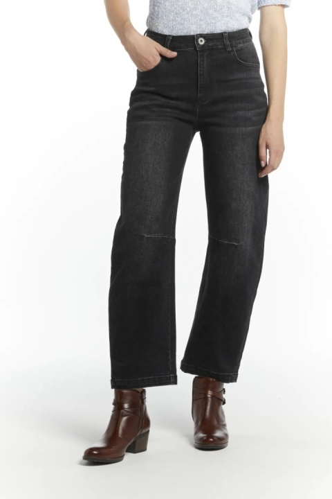 Jeansy damskie 3D Denim – Czarne