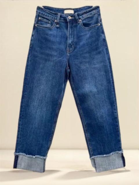 Jeansy Wiya Denim Days Mom fit podwinięte mankiety Jeansy Wiya Denim Days Mom fit podwinięte mankiety