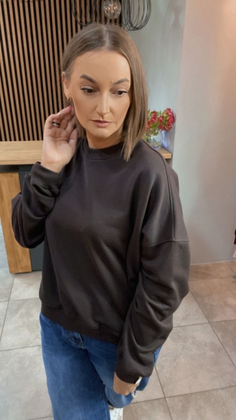 Bluza Basic Lenoshka Gorzka Czekolada