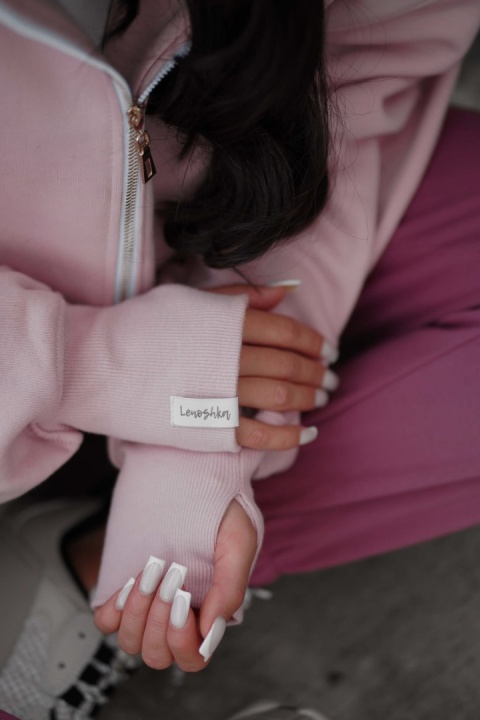 Bluza oversize z kapturem Lux – Lenoshka - Puder Bluza oversize z kapturem Lux – Lenoshka - Puder