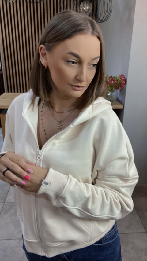 Bluza rozpinana Nooda Beżowa