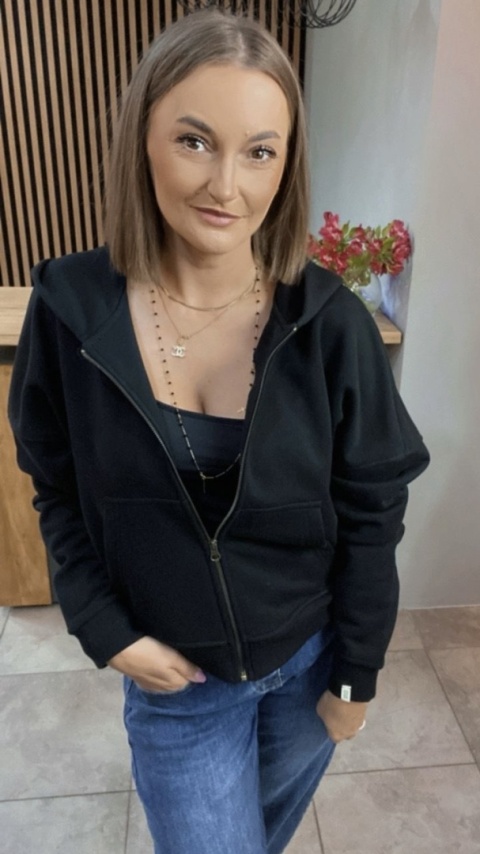 Bluza rozpinana Nooda Czarna